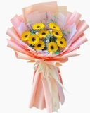  Hướng Dương - HST13 - Bó Hướng Dương Sáp Thơm 09 Hoa Tặng Mẹ 