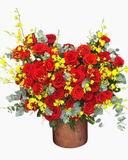  Hộp Hoa Đỏ Nồng  - HH124 