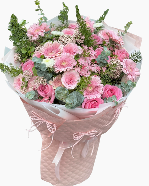 Mẫu Hoa Bó Tròn: Bó Hoa Tiểu Thư - HBT127