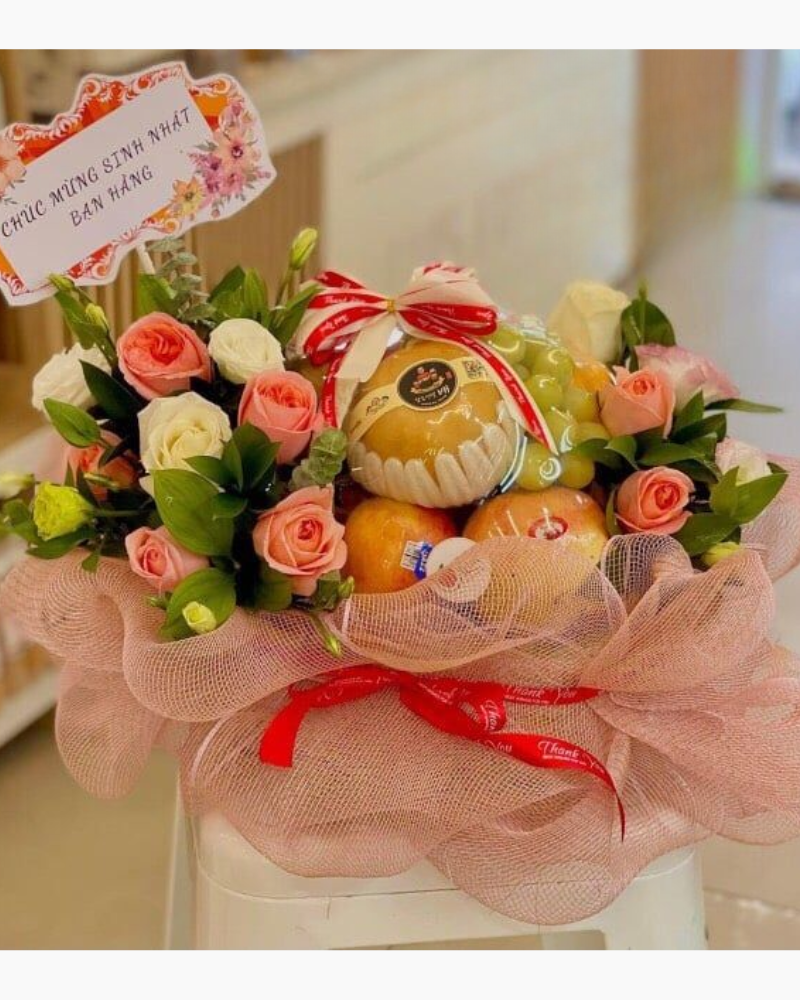  Giỏ Trái Cây Tặng 8/3 - GTC107 