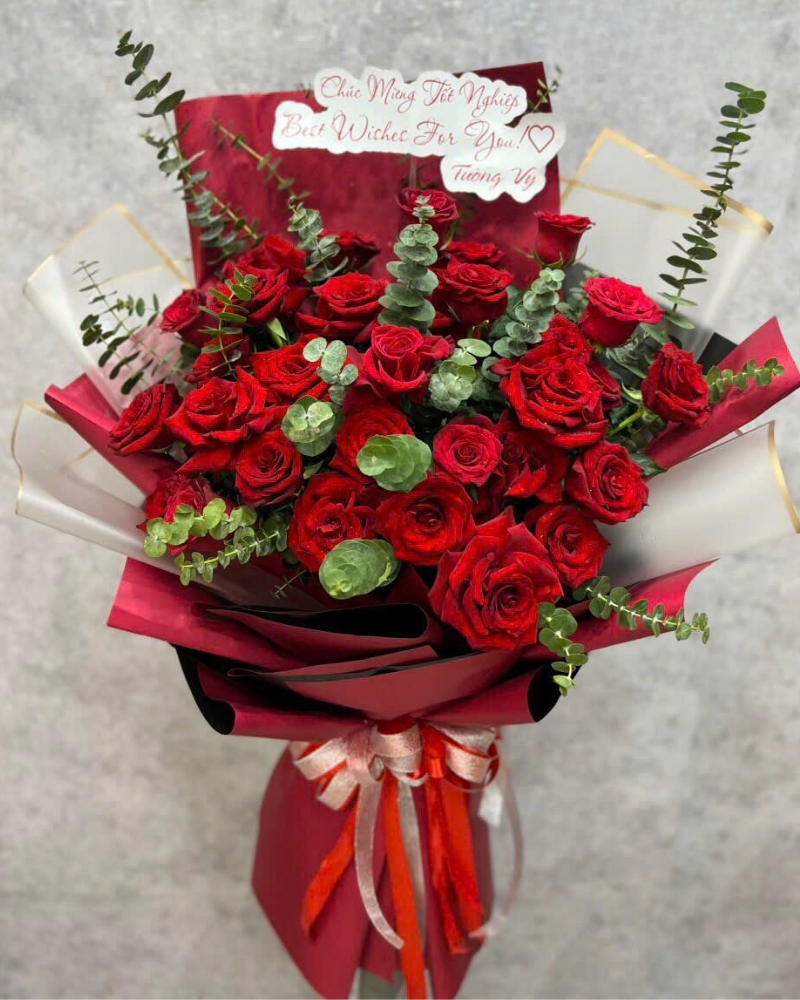  Bó Hoa Hồng 30 Ecuador - HBD239 - Hoa Hồng 20/10 