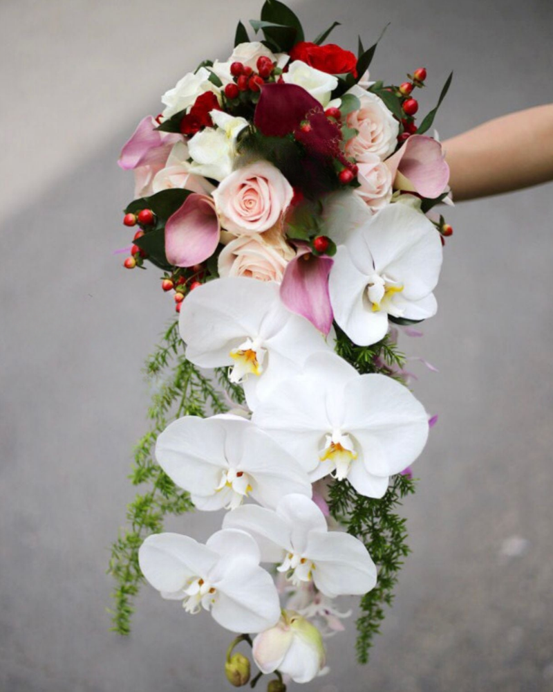  Bó Hoa Cưới Cầm Tay Trọng Đại - HC08 