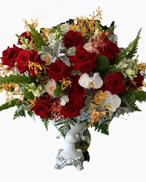 Mẫu Hoa Tươi Đẹp Được Nhiều Người Yêu Thích Nhất: Bình Hoa Tươi Gắn Kết Yêu Thương - HCB29