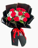  Bó Hoa Hồng Đỏ 9 Hoa - HBD248 - Hoa Hồng 20/10 