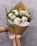  Bó Hồng Pastel - HBD238 - Hoa ngày 20/11 