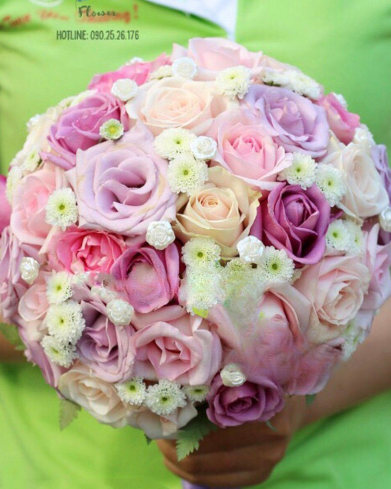  Bó Hoa Cưới Mộng Mơ - HC06 