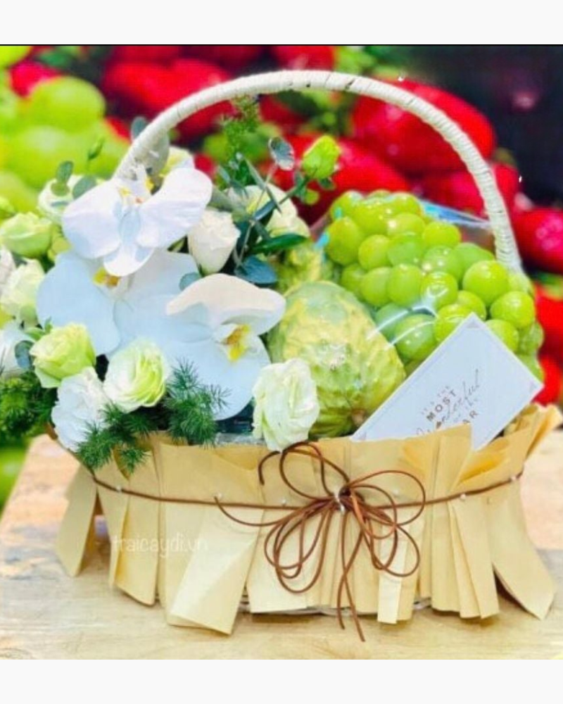  Giỏ Trái Cây Tặng Mẹ - GTC105 - Quà Tặng Mẹ 