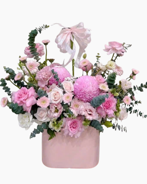 Hoa Hồng: Hoa Bong Bóng Tone Hồng - HBB10