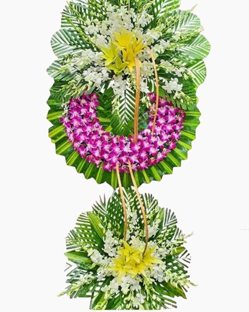  Vòng Hoa Đám Tang Chia Buồn - HTL72 
