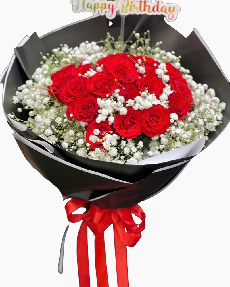  Bó Hoa Yêu Thương Vẹn Tròn - HBT127 