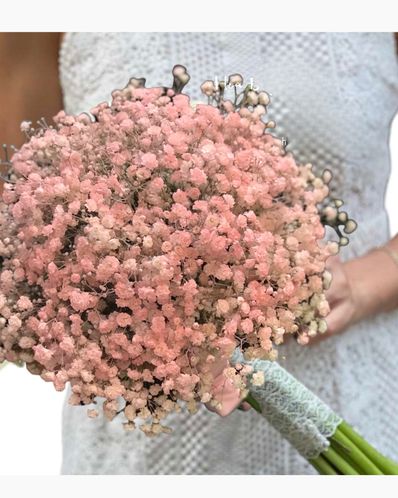  Bó Hoa Cưới Baby Hồng - HC22 