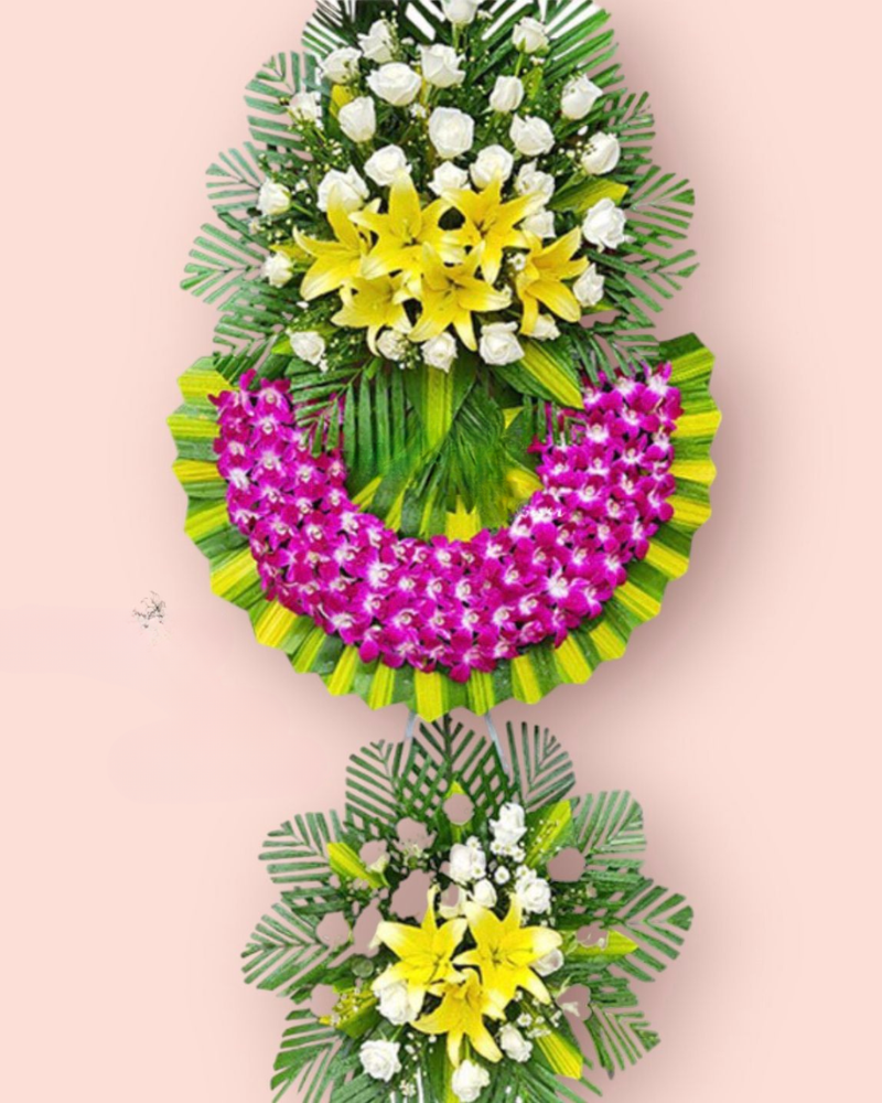  Chân Trời Xa - HTL73 - vòng hoa đám tang 