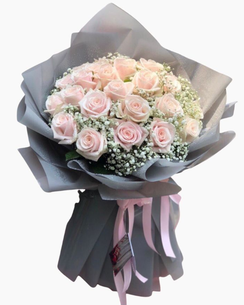 Hoa Hồng: Bó Hoa 20 Hoa Hồng Pastel  - HBD234 - Hoa 20/10