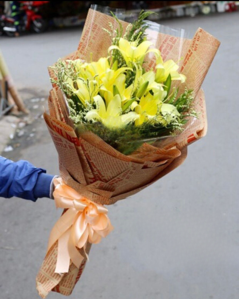  Bó Hoa Ly Vàng - HBD53 - Hoa 20/10 