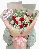  Bó Hoa Hương Hồng Dịu Dàng - HBD308 