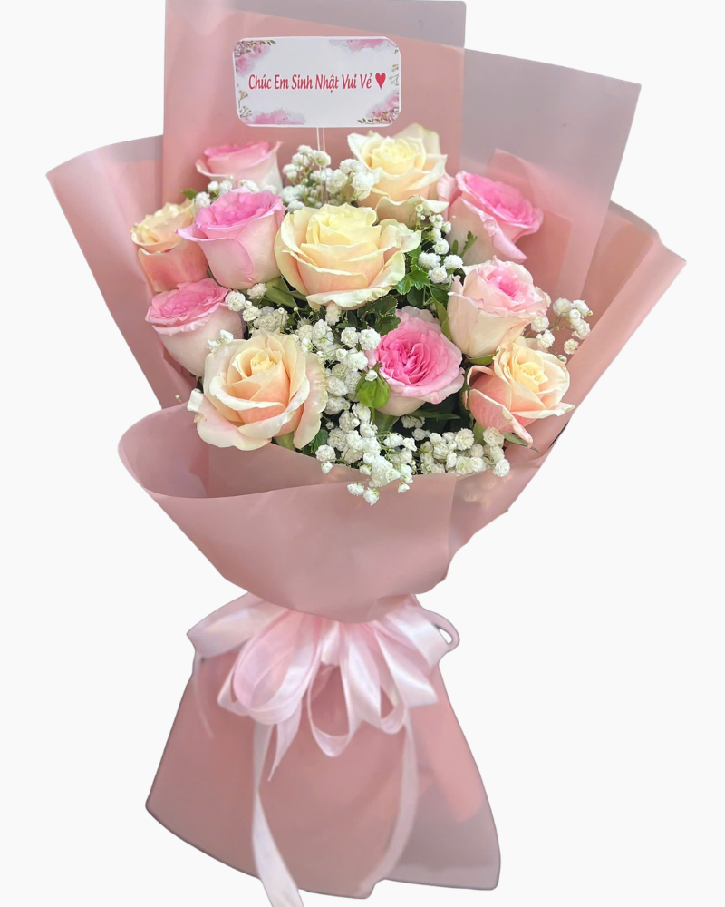  Bó Hoa Ngọt Ngào Nàng Thơ - HBD355 