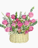  Giỏ Hoa Hồng Thắm - HG88 