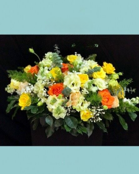 Hoa Để Bàn Đám Tiệc, Bát Hoa Để Bàn Hội Nghị, Bàn Họp Đẹp Sang Trọng: hoa-de-ban-ovan-03