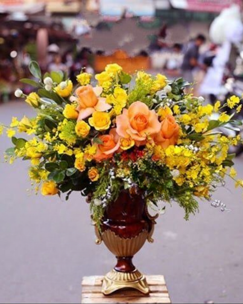 Mẫu hoa màu cam thể hiện nhiệt huyết, niềm vui và sự sáng tạo: Nắng - HCB24