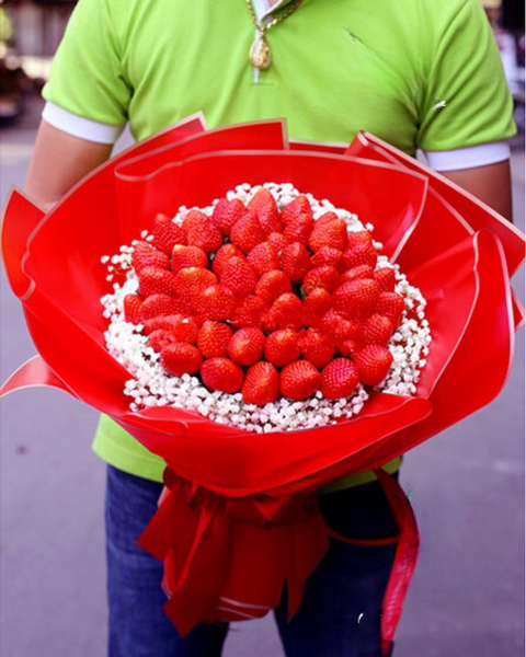 Mẫu Hoa Tươi Màu Đỏ dành cho tình yêu nồng cháy, niềm đam mê: bo-dau-oi-tc11