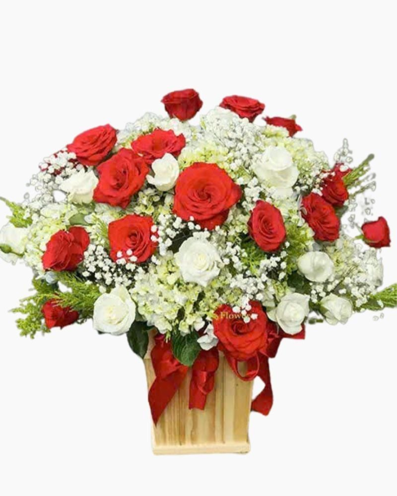  Hộp Hoa Khai Trương Để Bàn Lucky - HCH40 