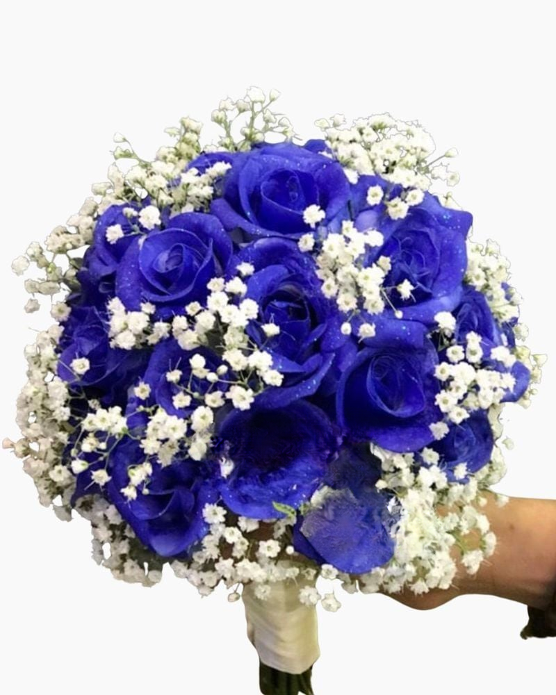  Bó Hoa Cưới Blue Rose - HC02 