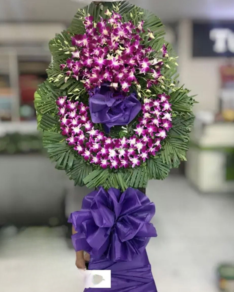  Vòng Hoa Đám Tang - HTL136 - Hoa Tang Lễ 