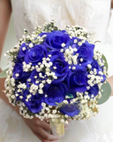  Bó Hoa Cưới Blue Rose - HC02 