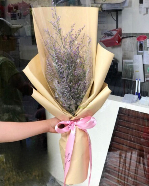 Mẫu Hoa Tươi Màu Tím: Bó Hoa Sao Tím - HBD85 - Hoa ngày 20/11