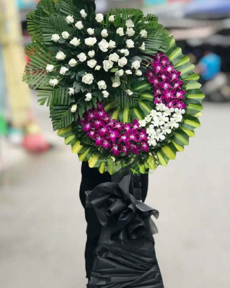  Vòng Hoa Chia Buồn - HTL138 - Hoa Tang Lễ 