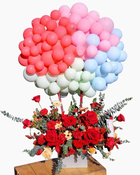 Hoa Bong Bóng, Hoa Bóng Bay: Hoa Bong Bóng Love You - HBB04 - Hoa tặng Mẹ