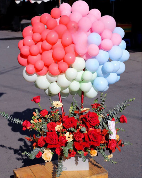 Hoa Bong Bóng, Hoa Bóng Bay: Hoa Bong Bóng Love You - HBB04 - Hoa tặng Mẹ