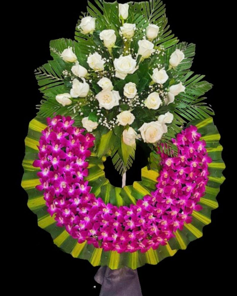  Lặng Lẽ - HTL83 - Vòng Hoa Tang Lễ 