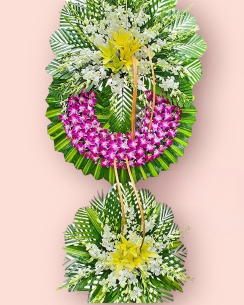  Vòng Hoa Đám Tang Chia Buồn - HTL72 