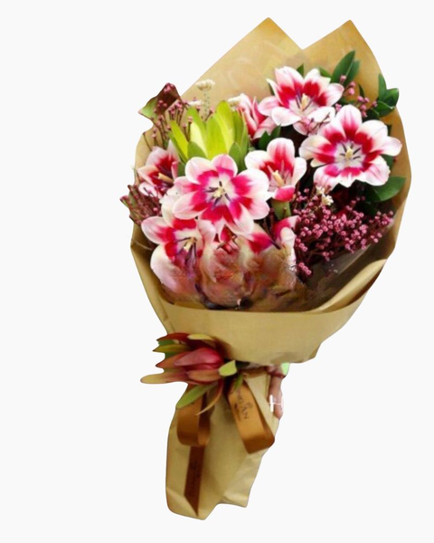 Hoa Tulip bộ sưu tập hoa tulip đẹp, sang trọng, tinh tế: Bó Hoa Tulip Hà Lan - HBD52