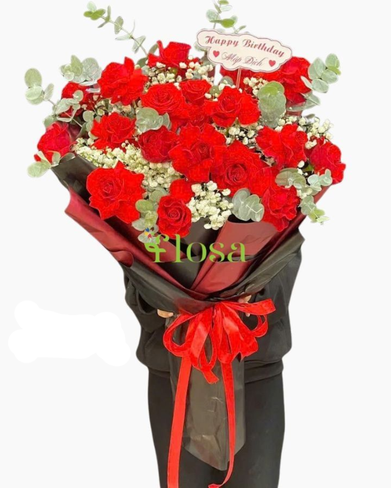  Bó Hoa Tình Yêu Mật Ngọt-HBD319 