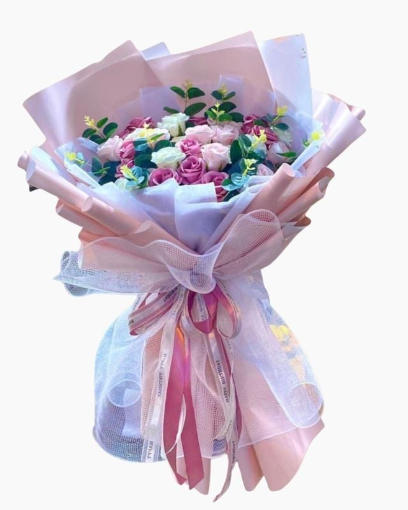  Bó Hoa Sáp Mộng Mơ - HST12 - Hoa tặng mẹ 