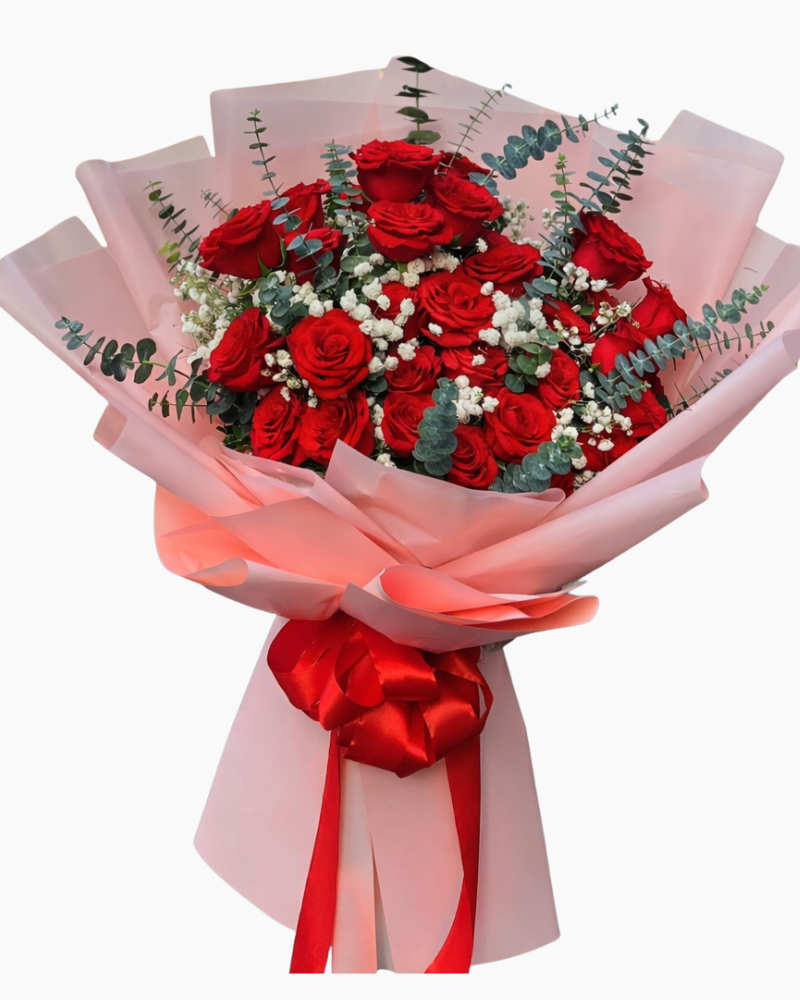  Bó Hoa Rực Rỡ - HBD340 - Hoa 8/3 Đẹp 