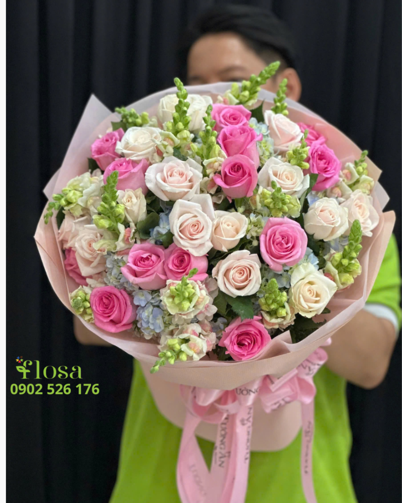  Bó Hồng Xinh Yêu - HBT98 