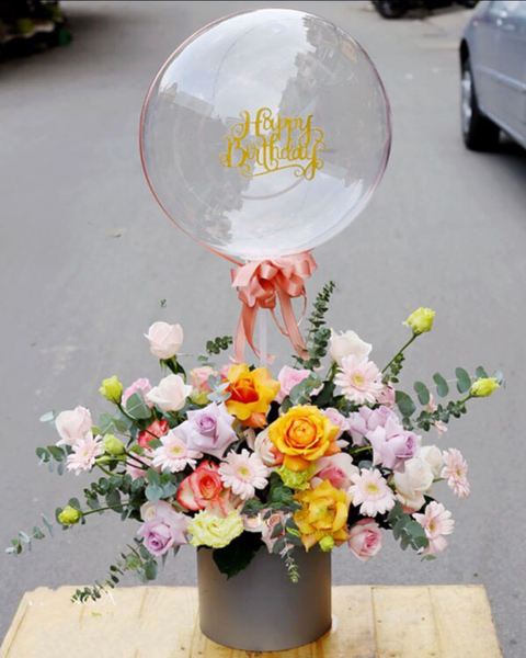 Hoa Bong Bóng, Hoa Bóng Bay: hoa-bong-bong-cam-nong-chay-hbb01