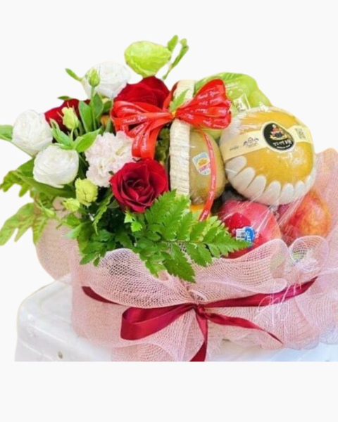 Mẫu Hoa Tươi Đẹp Được Nhiều Người Yêu Thích Nhất: Giỏ Trái Cây Chúc Mừng - GTC69 - Giỏ hoa tươi