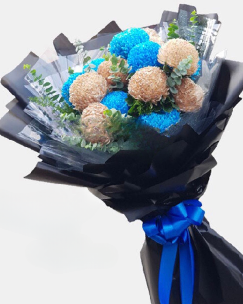  Bó Cúc Mẫu Đơn Mix Màu - HBD213 - Hoa 8/3 