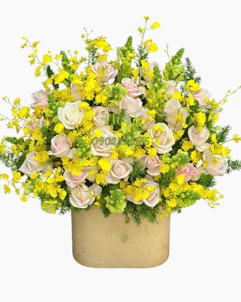  Hộp Hoa Mùa Vàng Pastel - HH69 