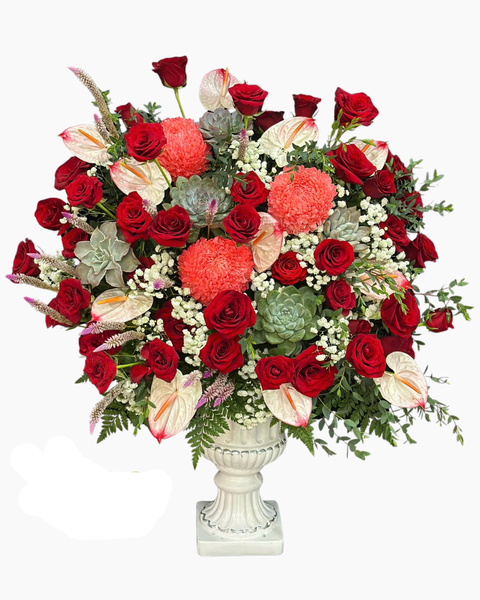 Mẫu Hoa Hồng 8/3 Đẹp, Ý Nghĩa Nhất Ngày Quốc Tế Phụ Nữ: Bình Hoa Khúc Nhạc Tình-HCB78