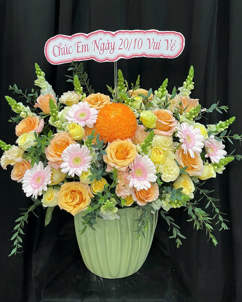  Hộp Hoa Cam Ấm  - HH120 