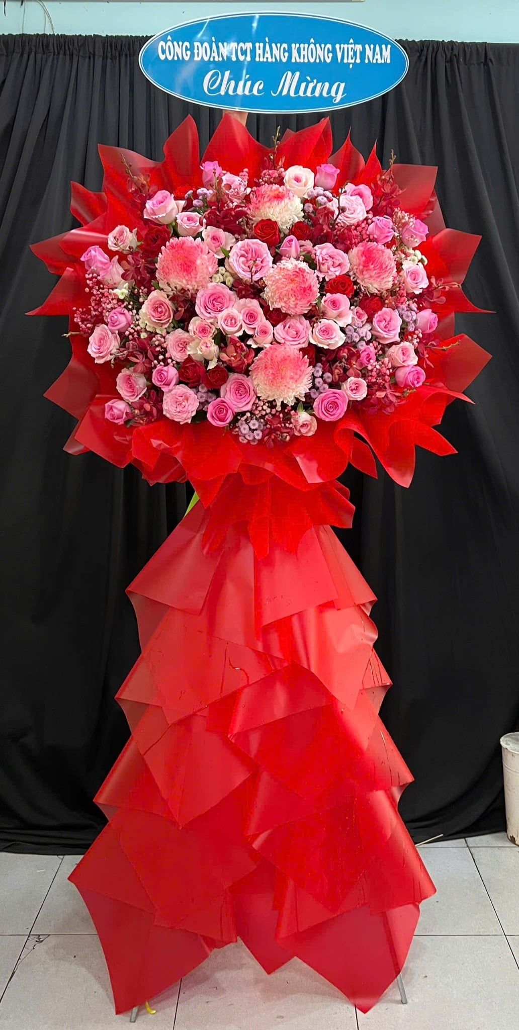  Kệ Hoa Đỏ Dâu - HCM111 