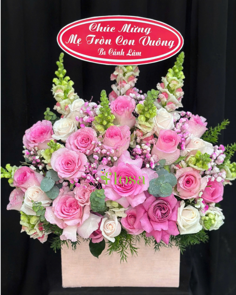  Hộp Hoa Hồng Trân Qúy-HH78 