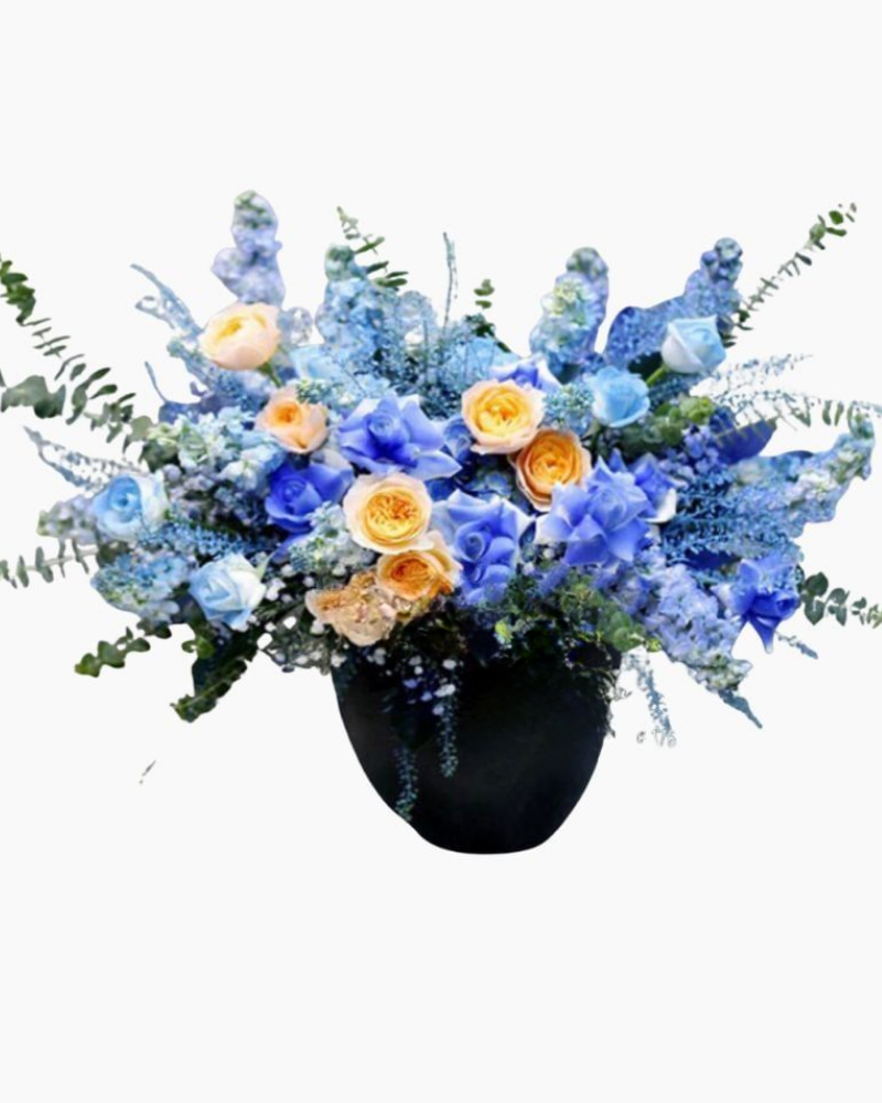  Bình Hoa Làn Sóng Xanh - HCB02 - Hoa Tặng Thầy 20/11 