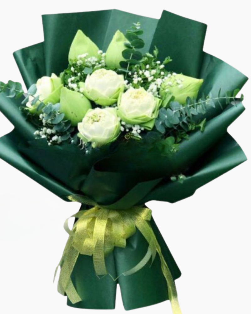  Bó Hoa Hương Sen - HBD155 - Hoa Tặng Mẹ 