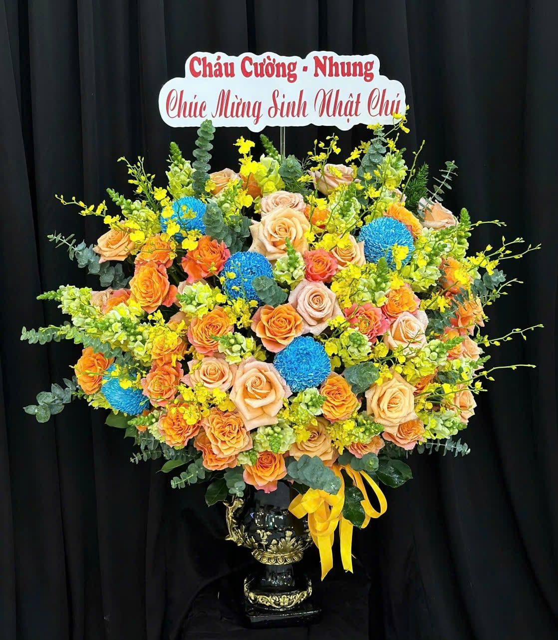  Bình Hoa Vàng Kiều - HCB87 